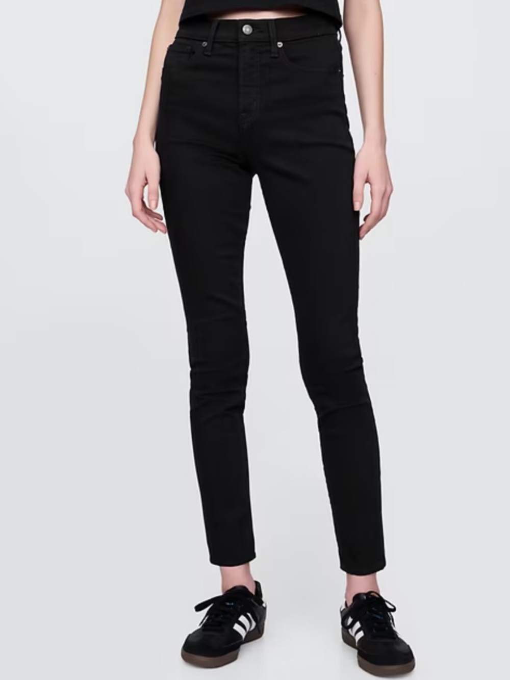GAP Black Women's Skinny High Rise Jeans 4 - Picture 2 of 9